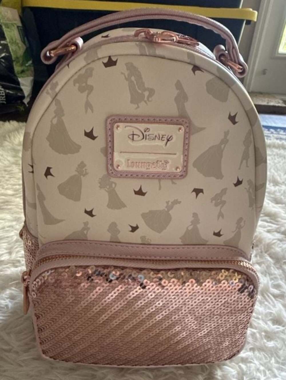 Loungefly Disney Princess Sequin Mini Backpack